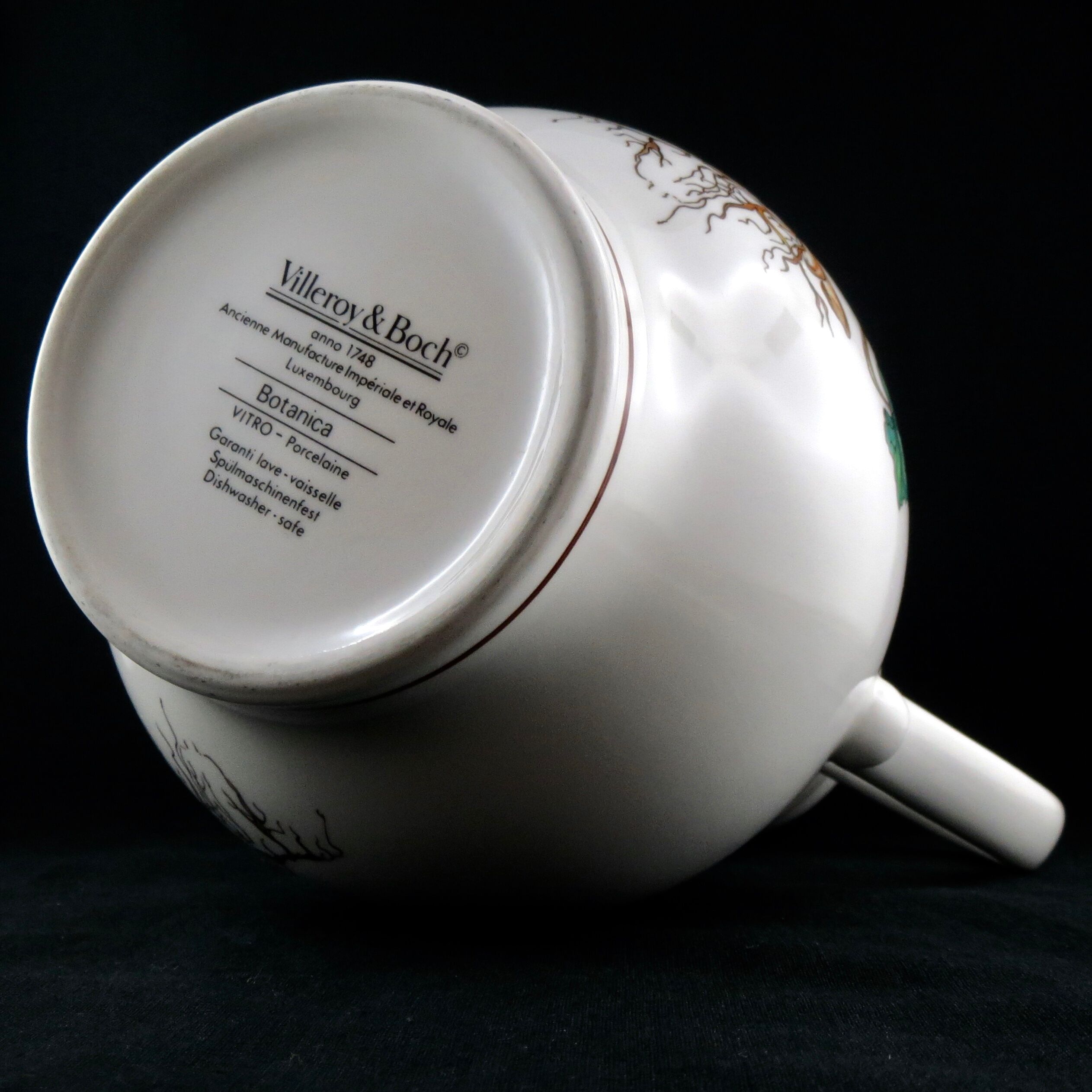 Pitcher broc botanica faïence villeroy & Bochh
