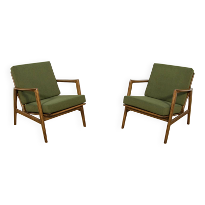 2 fauteuils modèle 300-139 de Swarzędz, années 1960