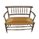 Vintage mulched wood bench