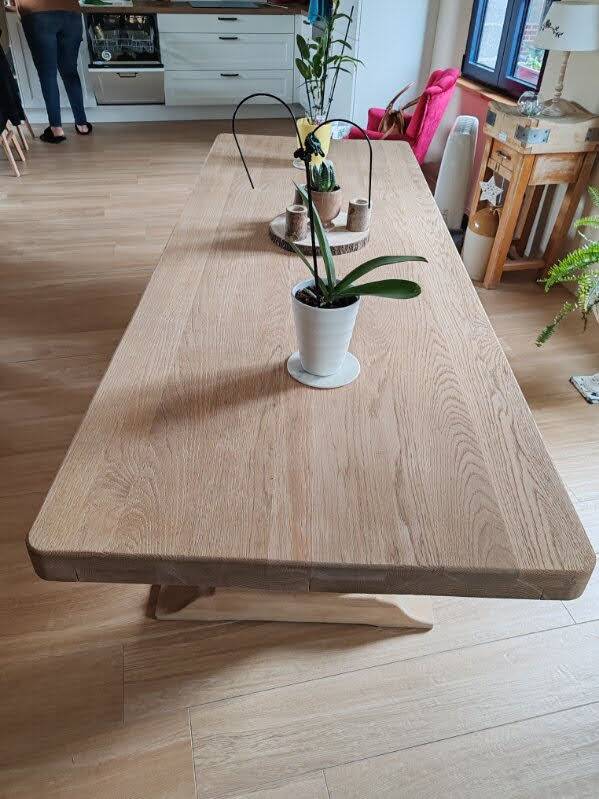 Monastery table in aeorogumed oak