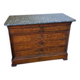 Commode bureau d'époque – Début XXᵉ siècle avec plateau en marbre