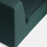 Minimalist danish green 3-seater sofa “Hood” by Common Seating