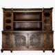 Renaissance-style sideboard, entirely made of walnut and richly carved.
