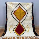 Handmade Moroccan pure wool rug, size 150 x 250 cm