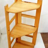 Pine corner shelf