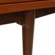 Large teak veneer display cabinet, 1960s design, 110 cm.