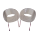 Pair of Sintesi armchairs models Eyes Made in Italy
