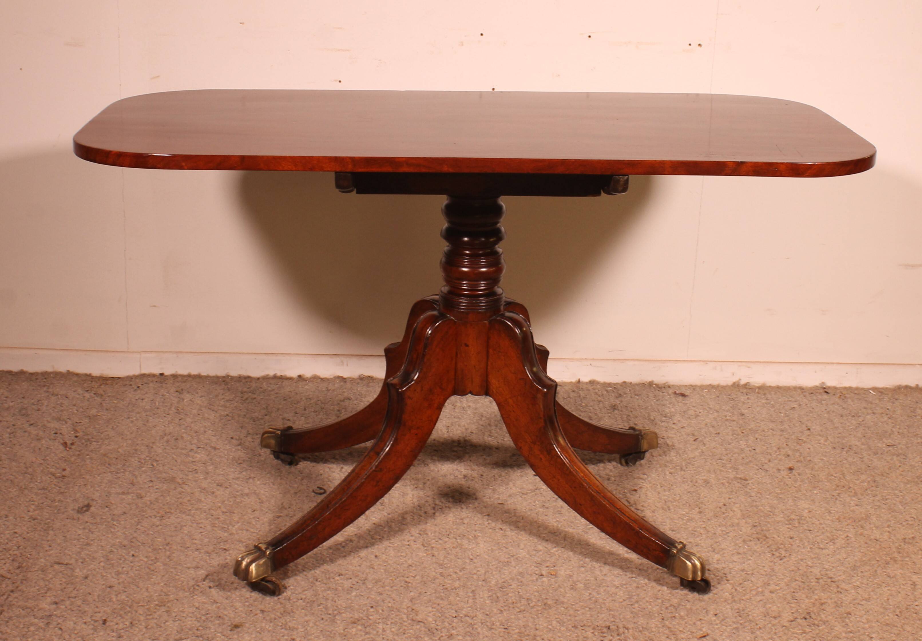 English mahogany console - 18th century