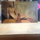 Old painting Female nude Art Deco period