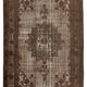 Tapis nouée à la main oriental années 1980 204 cm x 335 cm tapis marron