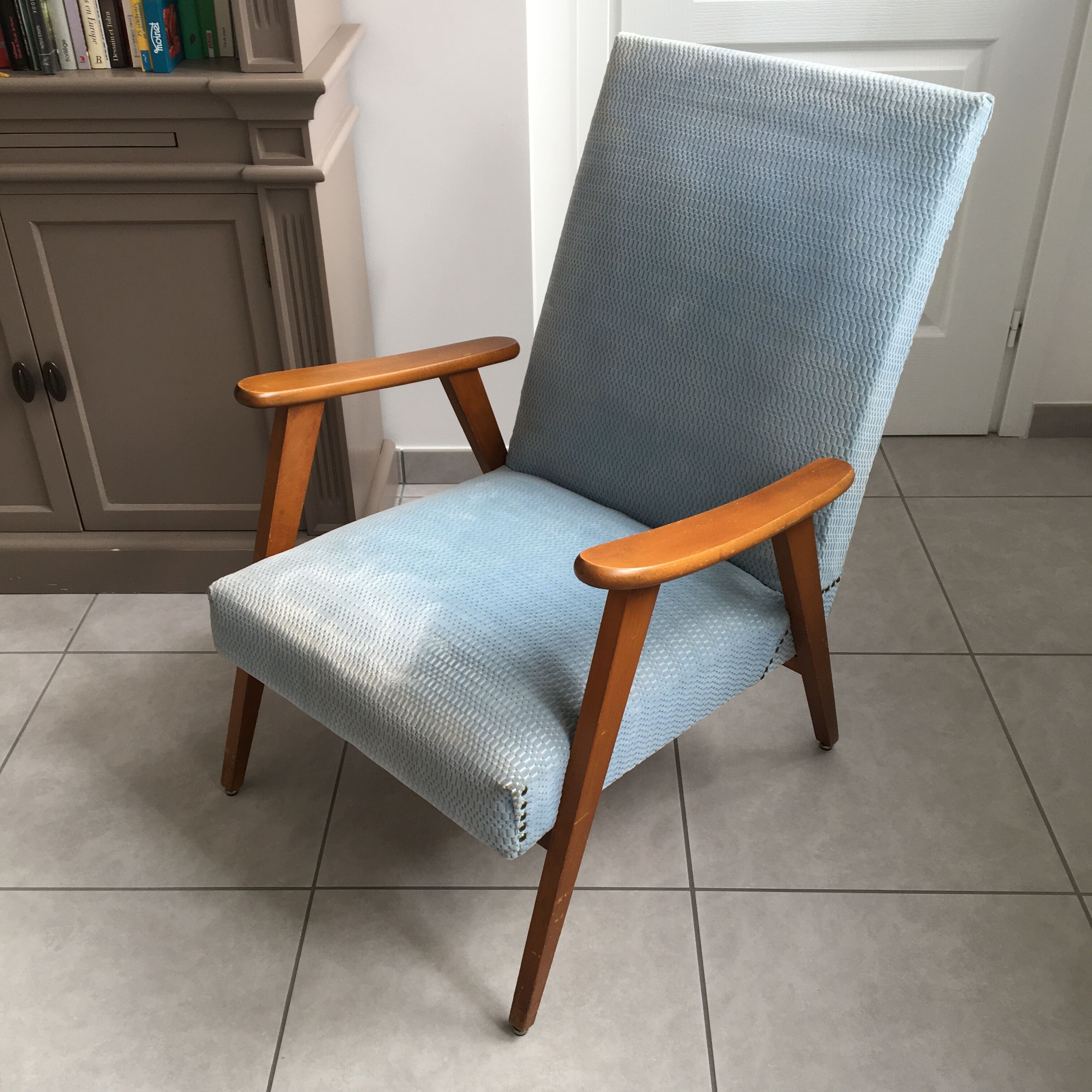 Boomerang style armchair 60s