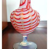 Vase Opaline Vintage de Style Murano