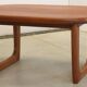 Table de salon design Niels Bach en teck deens 'Hansen'