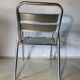 Enbsemble 3 chaises bistrot en aluminium