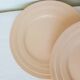4 vintage Art Deco dessert plates 210689