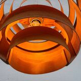 Hans Agne Jakobsson wooden pendant light, 1960s