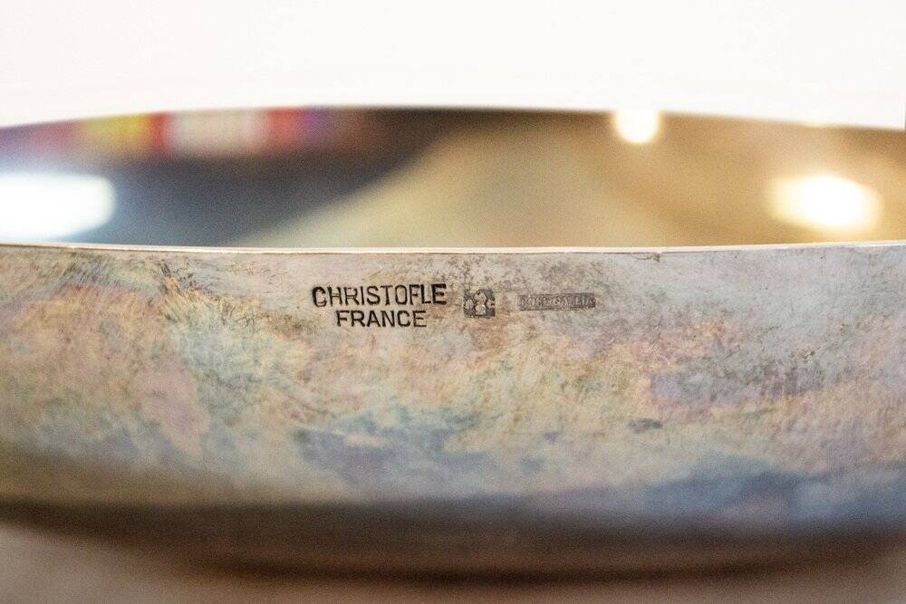 Vide poche argenté de Lino Sabattini pour Christofle, France, années 1950