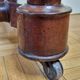 Old Empire period console in mahogany and veneer wood with bowl top