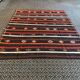 Vintage handmade boho kilim rug