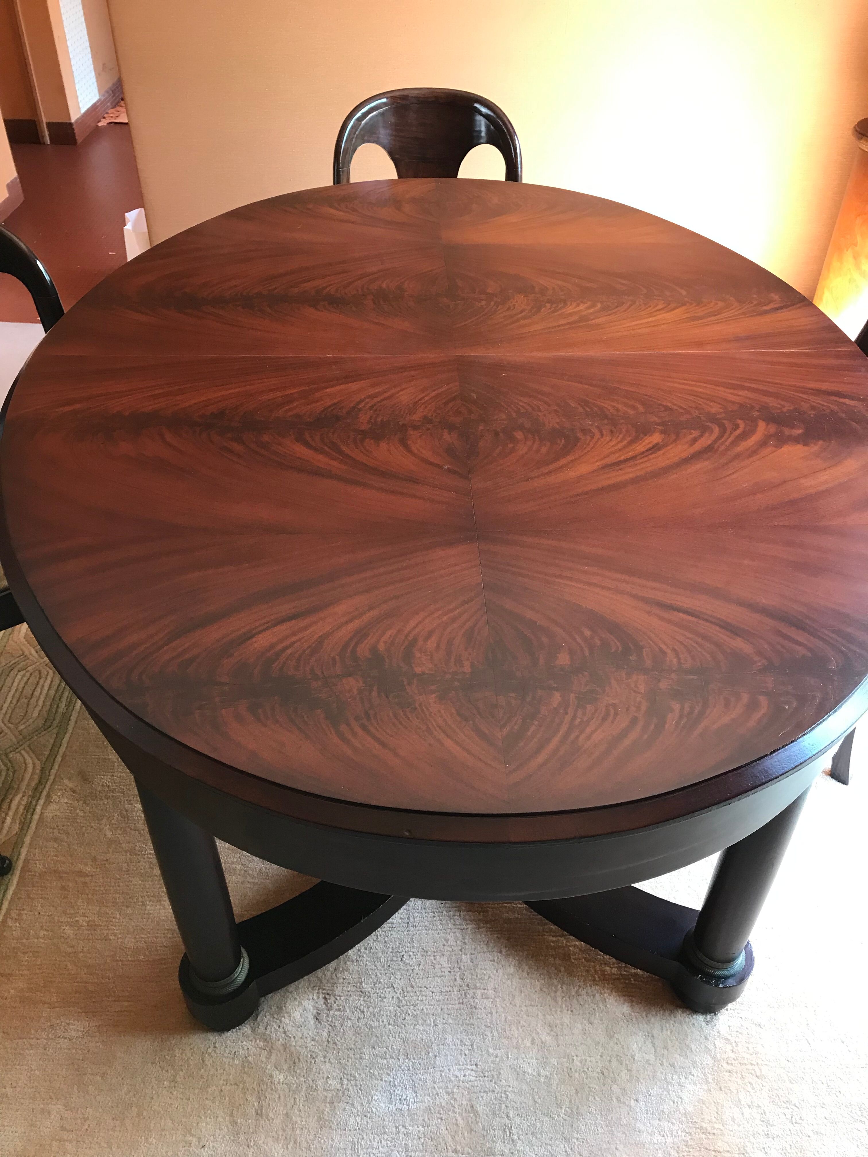 Mahogany Empire style table