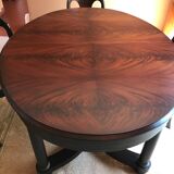 Table de style empire en acajou