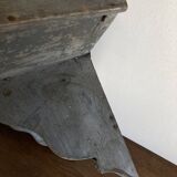 Hudson Farmhouse Folk Art Country Shelf Original Gray Patina