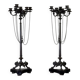 Pair of large bronze candelabras in the Antique style, circa 1880