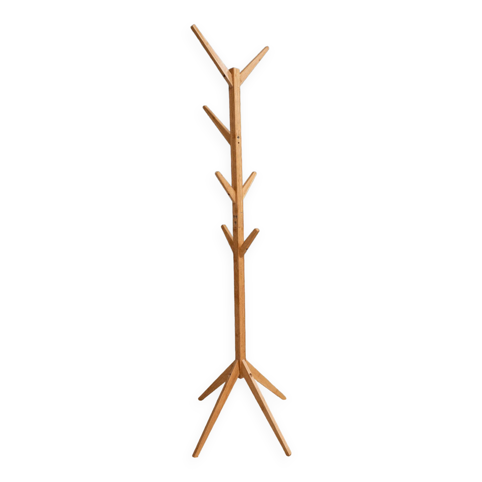 Coat rack Tree 7 hooks 1970 French design