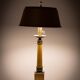 Large Metal Classical Greek Colum Table Lamp 1970 USA