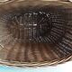 Vintage wicker oval basket