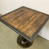 Industrial square coffee table, 1960s