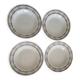 4 deep plates Poitou model from Sarreguemines