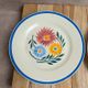 Set of 6 ironstone plates HBC – Rustic Model – Hand-painted floral design