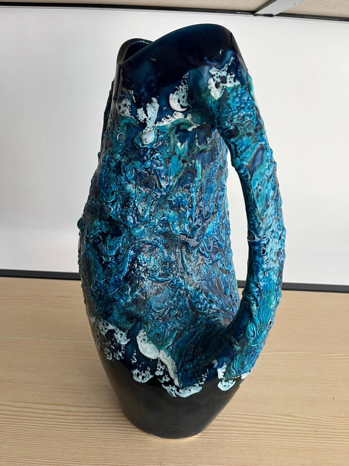 Fat lava vase Valauris