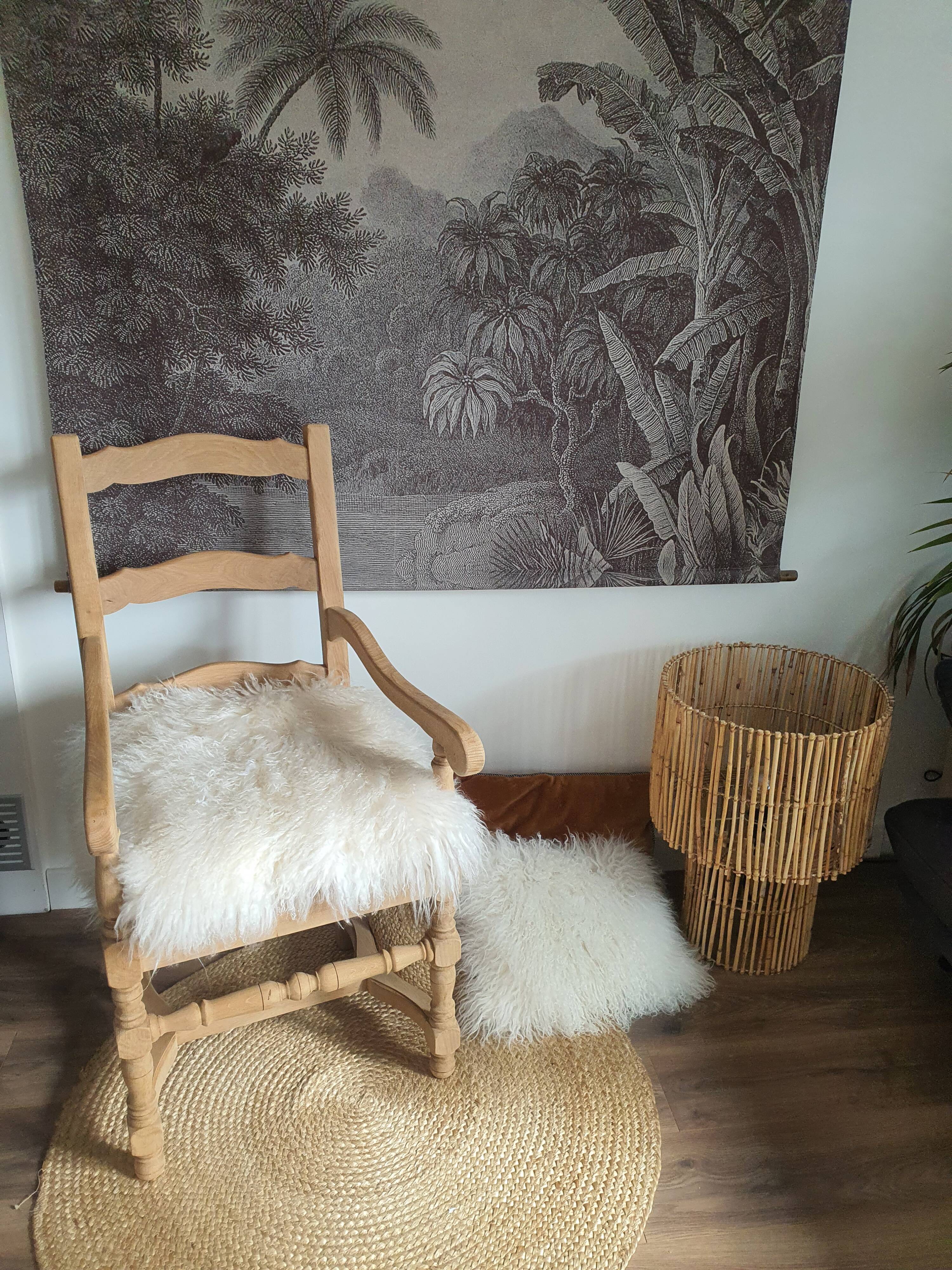 Wooden armchair