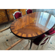 Louis XVI style oval marquetry table – 1.70 m