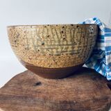 Signed sandstone bowl