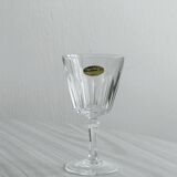 4 vintage crystal liqueur glasses