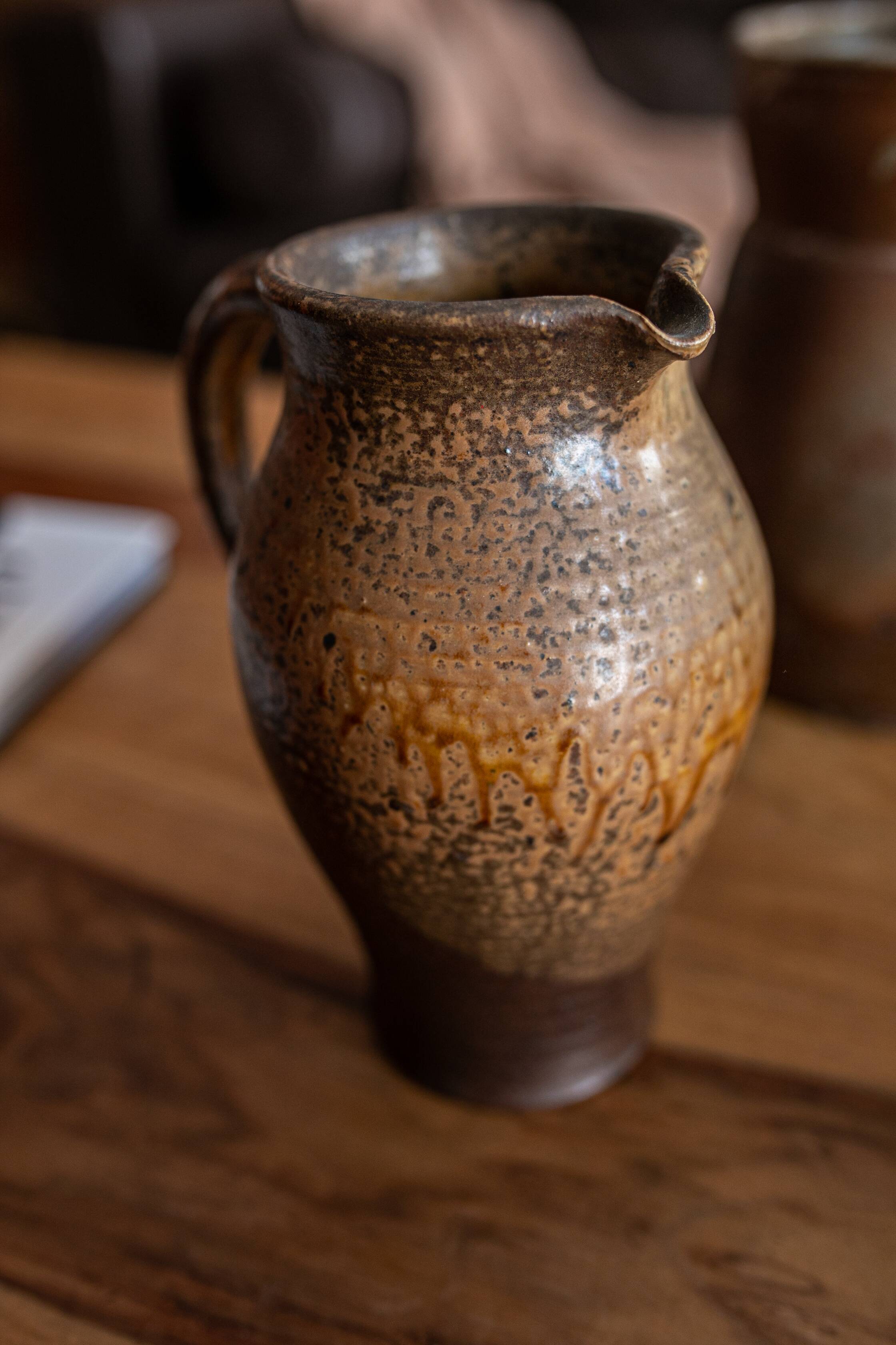 Sandstone pitcher by André Bodin