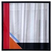 Decorative Art Mirror by Italian artist Eugenio Carmi , Memphis Style , Fun !