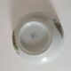 Large light grey speckled earthenware bowl with floral decoration – 1960s–1970s