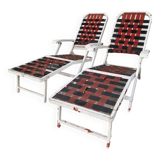 Two Deck Chairs From The Liner France