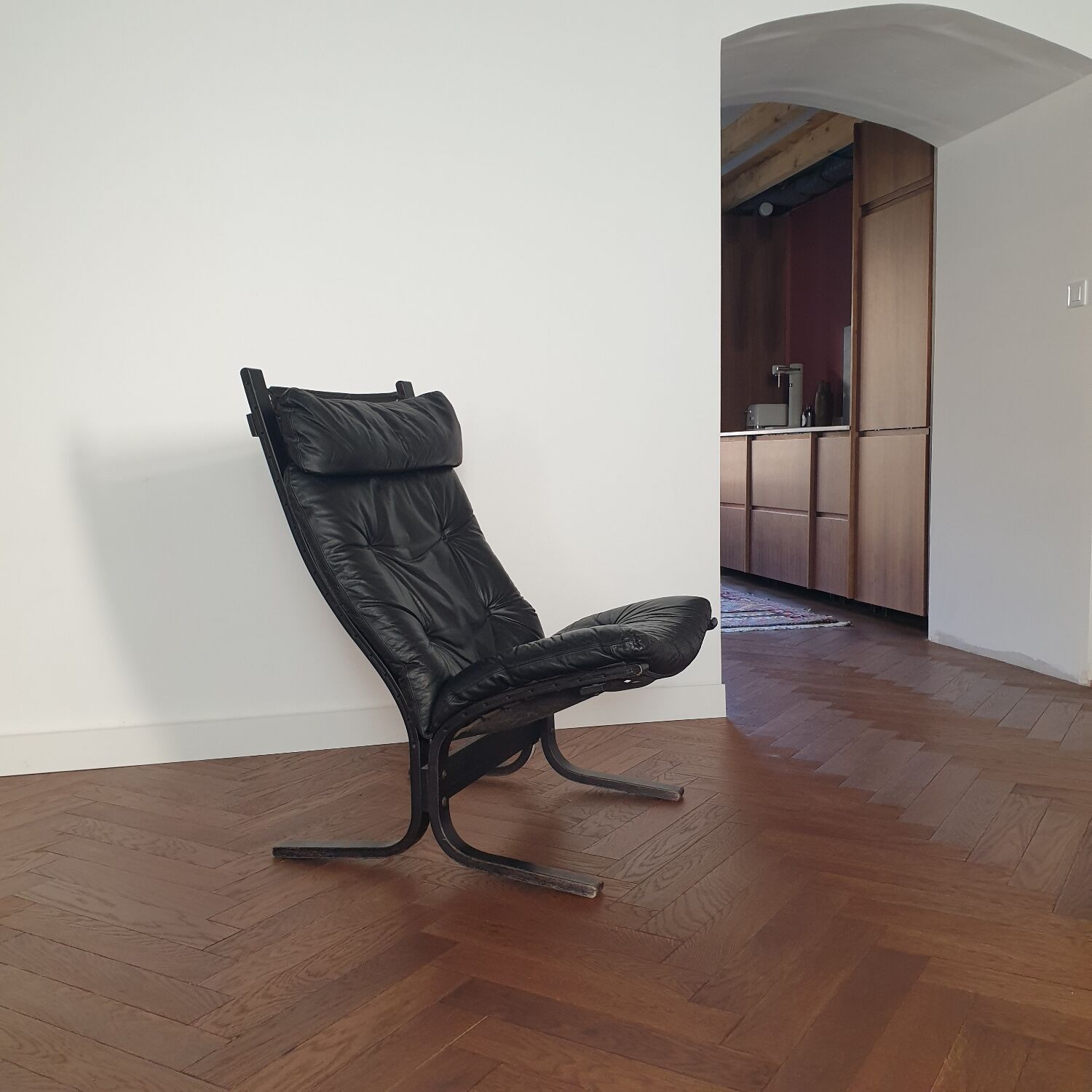 Armchair Siesta Ingmar Relling 60s leather