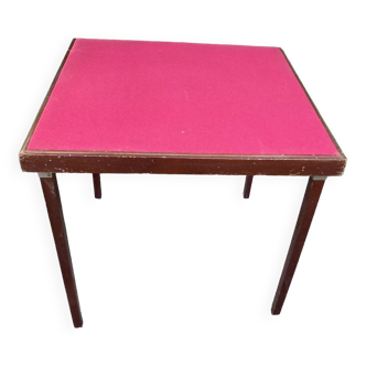 Old card game table