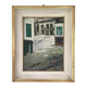 Tableau ancien village italien années 40