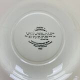 6 assiettes creuses terre de fer anglaises Myott The Brook, ironstone