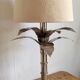 Nickel-plated brass, 70/80s Italy Palm lamp