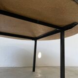 Capron “herbarium” coffee table with metal base