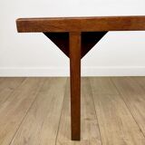 Handcrafted oak bench