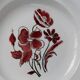 assiette Ceranord St Amand décor de fleurs service de table couvert